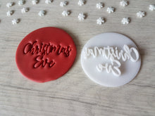 Load image into Gallery viewer, Christmas Eve Embosser Stamp | Christmas Cake Cookies Soap Pottery Stamp |
