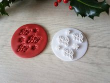 Load image into Gallery viewer, Christmas Joy Snowflake Embosser Stamp | Christmas Cake Cookies Soap Pottery Stamp |
