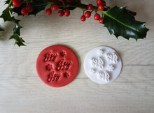 Load image into Gallery viewer, Christmas Joy Snowflake Embosser Stamp | Christmas Cake Cookies Soap Pottery Stamp |
