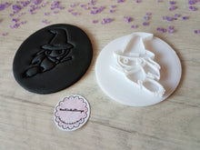 Load image into Gallery viewer, Cute Witch Embosser Stamp | Halloween Cake Cookie Biscuit Pottery Stamp |
