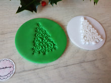 Load image into Gallery viewer, Christmas Star Tree Embosser Stamp | Christmas Cake Cookies Soap Pottery Stamp |
