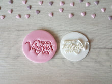 Load image into Gallery viewer, Happy Valentine&#39;s Day Embosser Stamp | Cookie Biscuit Pottery Stamp |
