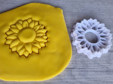 Load image into Gallery viewer, Sunflower Embosser Cookie Cutter
