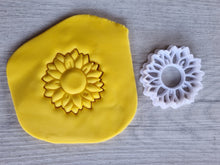 Load image into Gallery viewer, Sunflower Embosser Cookie Cutter
