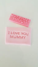 Load image into Gallery viewer, I Love You Mummy Stamp|Icing|Baking|Cookie Stamp|Mother&#39;s Day Gift|Birthday|Wife|Partner
