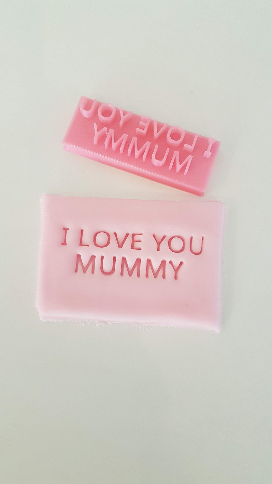 I Love You Mummy Stamp|Icing|Baking|Cookie Stamp|Mother's Day Gift|Birthday|Wife|Partner