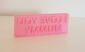 I Love You Mummy Stamp|Icing|Baking|Cookie Stamp|Mother's Day Gift|Birthday|Wife|Partner