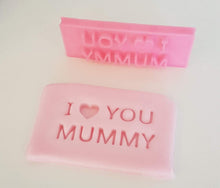 Load image into Gallery viewer, I Heart You Mummy Embosser Stamp
