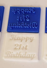 Load image into Gallery viewer, Happy  Age 18th / 21st / 30th / 40th / 50th / 60th / 70th / 80th / 90th / any Birthday Embosser Stamp
