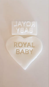 Royal Baby Stamp|Icing|Baking|Cookie Stamp|Baby Shower|Birth Harry & Meghan
