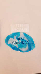 Best Grandpa Stamp|Icing|Baking|Cookie Stamp|Father's Day Gift|Birthday|Husband|Partner|Daddy|Dad