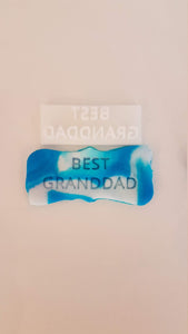 Best Granddad Stamp|Icing|Baking|Cookie Stamp|Father's Day Gift|Birthday|Husband|Partner|Daddy|Dad