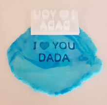 Load image into Gallery viewer, I heart you Dada Stamp|Icing|Baking|Cookie Stamp|Father&#39;s Day Gift|Birthday|Husband|Partner|Daddy|Dad
