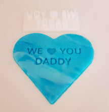 Load image into Gallery viewer, We heart you Daddy Embosser Stamp|Baking|Cookie Stamp|Father&#39;s Day Gift|
