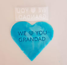 Load image into Gallery viewer, We heart you Grandad Stamp|Icing|Baking|Cookie Stamp|Father&#39;s Day Gift|Birthday|Husband|Partner|Daddy|Dad
