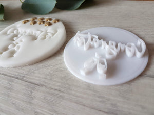 Congrats Embosser Stamp| Cookie Soap Pottery Stamp|