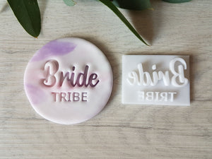 Bride Tribe Embosser Stamp | Cookie Soap Pottery Stamp |