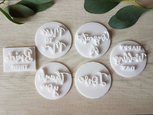 Bride Tribe Embosser Stamp | Cookie Soap Pottery Stamp |