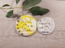 Load image into Gallery viewer, Wish on a Star Embosser Stamp|Christmas Cookies Soap Pottery Stamp|
