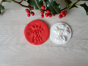 Jingle Bells Christmas Embosser Stamp