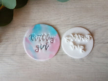 Load image into Gallery viewer, Birthday girl Embosser Stamp | Cookies Soap Pottery Stamp |
