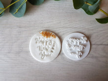 Load image into Gallery viewer, Happy New Year Embosser Stamp|Cookies Soap Pottery Stamp|
