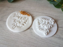Load image into Gallery viewer, Happy New Year Embosser Stamp|Cookies Soap Pottery Stamp|
