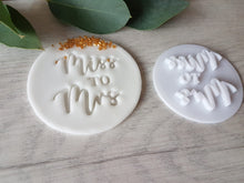 Load image into Gallery viewer, Miss to Mrs Embosser Stamp | Cookie Soap Pottery Stamp |

