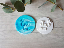 Load image into Gallery viewer, Eat Me Embosser Stamp|Christmas Cookies Soap Pottery Stamp|
