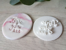 Load image into Gallery viewer, Love you xxx Embosser Stamp | Cookie Biscuit Pottery Stamp |
