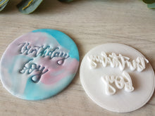 Load image into Gallery viewer, Birthday boy Embosser Stamp | Cookies Soap Pottery Stamp |

