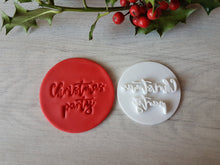 Load image into Gallery viewer, Christmas Party Embosser Stamp|Christmas Cookies Soap Pottery Stamp|
