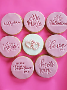 My Valentine Embosser Stamp | Cookie Biscuit Pottery Stamp |