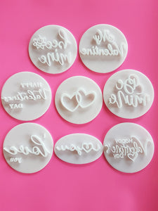 Love Embosser Stamp | Cookie Biscuit Pottery Stamp|