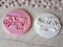 Load image into Gallery viewer, Happy Valentine&#39;s Day (Style3) Embosser Stamp | Cookie Biscuit Pottery Stamp |
