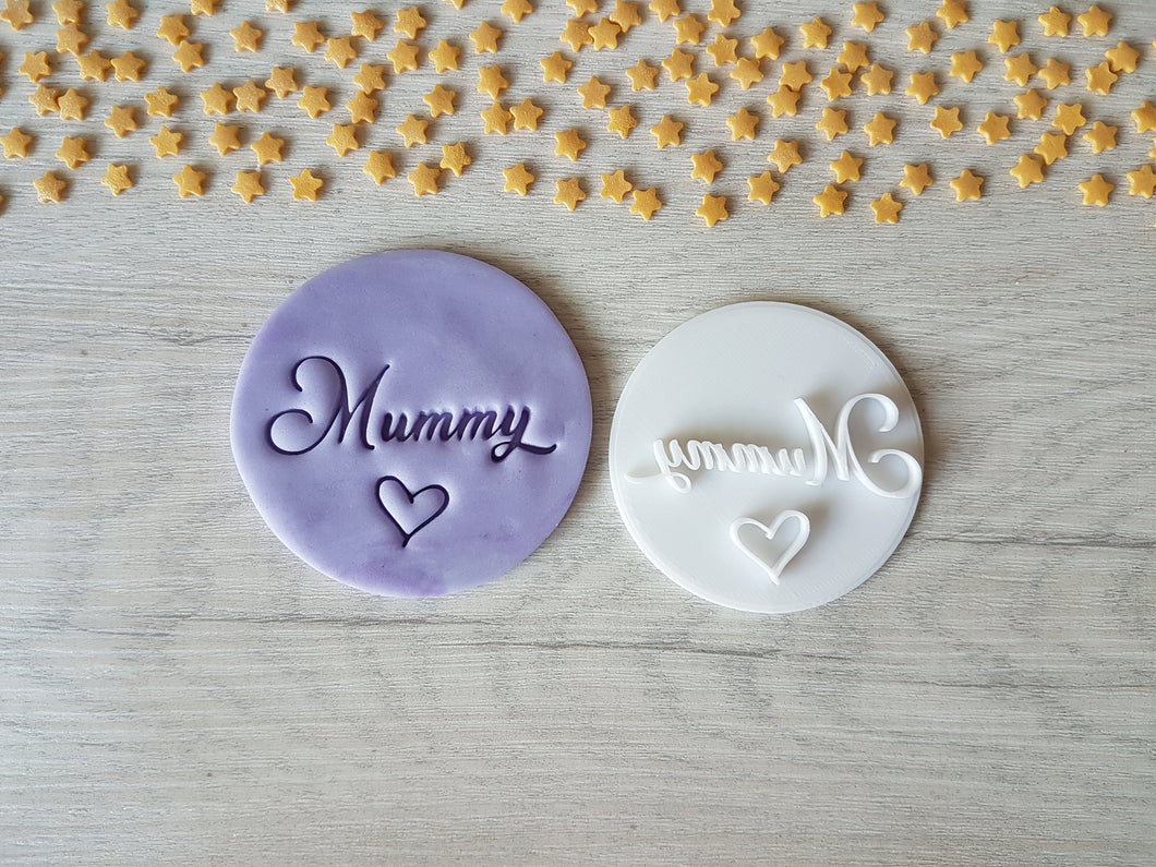Mummy & Heart Embosser Stamp | Mother's Day Gift