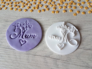 Thank you Mum Embosser Stamp | Mother's Day Gift