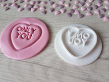 Load image into Gallery viewer, Only You Embosser Stamp | Cookie Biscuit Pottery Stamp |
