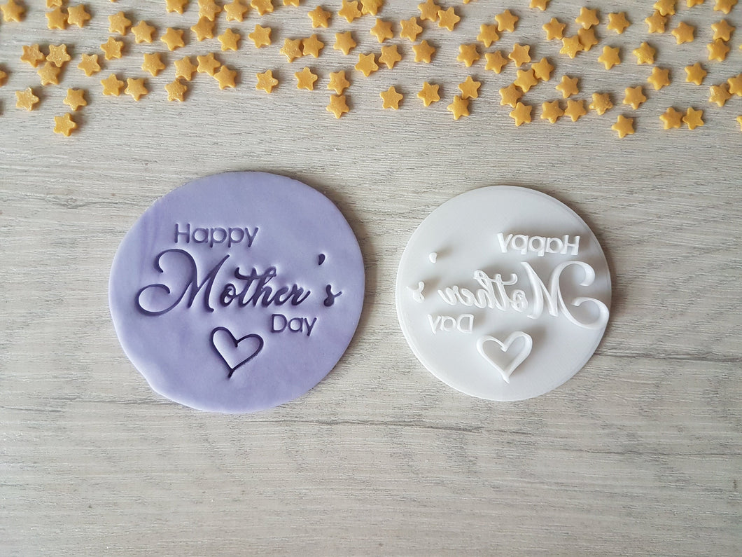 Happy Mother's Day Embosser Stamp (Style 3) | Mother's Day Gift