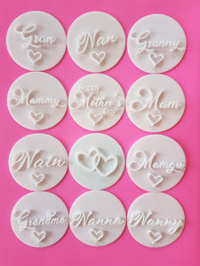 Happy Mother's Day Embosser Stamp (Style 3) | Mother's Day Gift