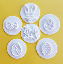 Load image into Gallery viewer, Easter Egg Stars Stamp | Fondant Embosser | Cookie Cake Stamp
