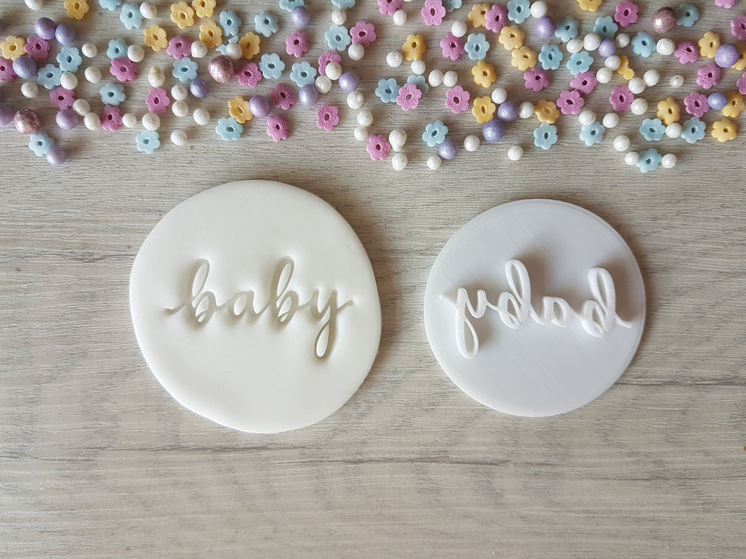 Baby Embosser Stamp | Cake Cookie Soap Pottery Stamp |