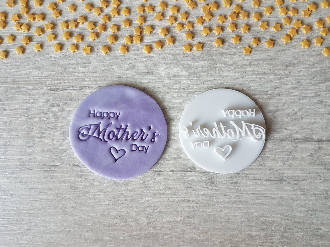 Happy Mother's Day Embosser Stamp (Style 2) | Mother's Day Gift