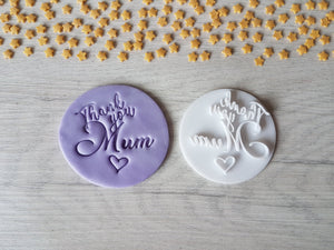 Thank you Mum Embosser Stamp | Mother's Day Gift