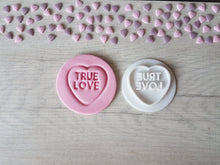 Load image into Gallery viewer, True Love Valentine&#39;s Embosser Stamp | Cookie Biscuit Pottery Stamp |
