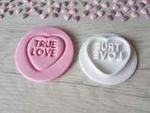 Load image into Gallery viewer, True Love Valentine&#39;s Embosser Stamp | Cookie Biscuit Pottery Stamp |
