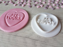 Load image into Gallery viewer, All Yours Embosser Stamp | Cake Cookie Biscuit Pottery Stamp |

