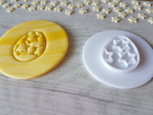 Load image into Gallery viewer, Easter Egg Stars Stamp | Fondant Embosser | Cookie Cake Stamp
