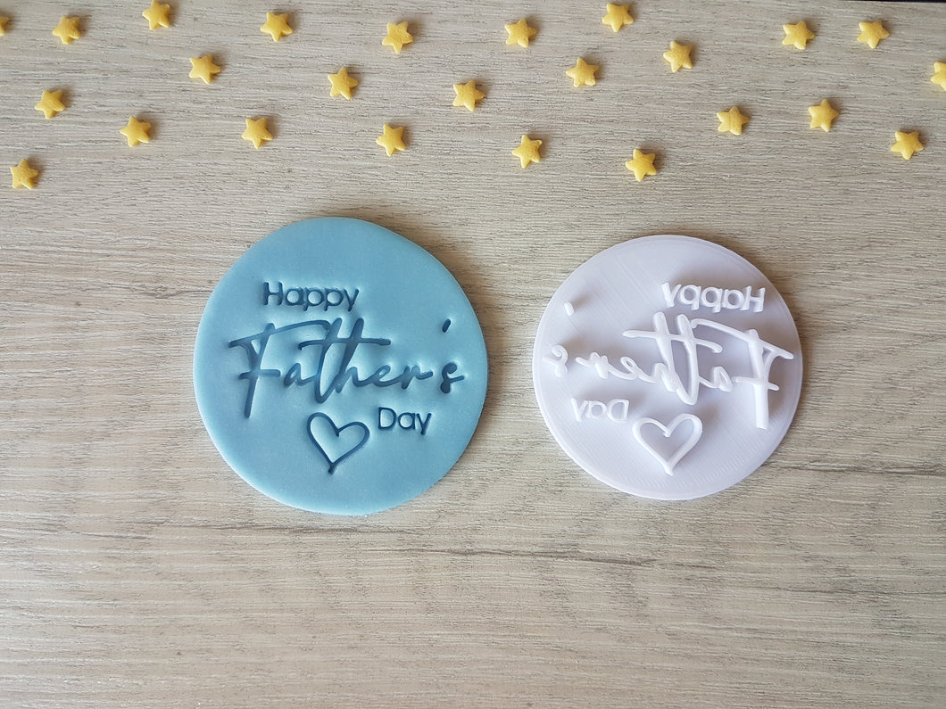 Happy Father's Day Style3 Embosser Stamp