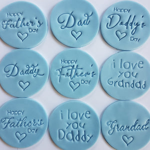 Happy Daddy's Day Embosser Stamp